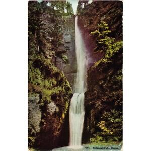 Vintage Multnomah Falls Oregon Postcard Divided Back Scenic View Unused